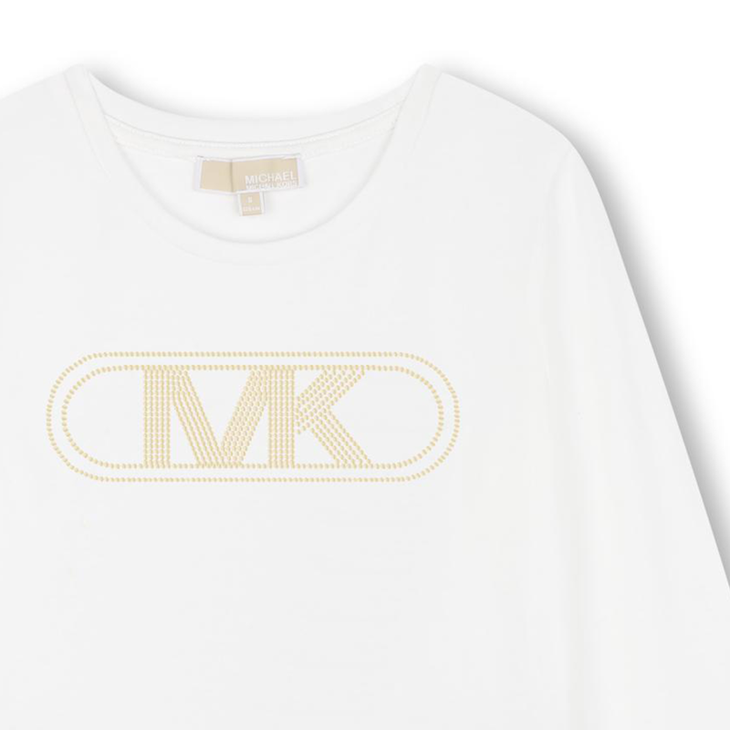 Lang&auml;rmeliges Kleid mit Nieten MICHAEL KORS 
                        GIRL