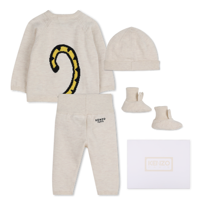 Strickpullover, Hose, M&uuml;tze und Socken Set KENZO KIDS UNISEX