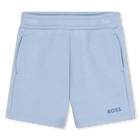 Einfarbige Sweatshorts, PERSISCH BLAU, hi-res