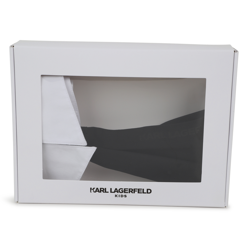 Zweifarbige baumwoll-krawatte KARL LAGERFELD KIDS 
                        GIRL