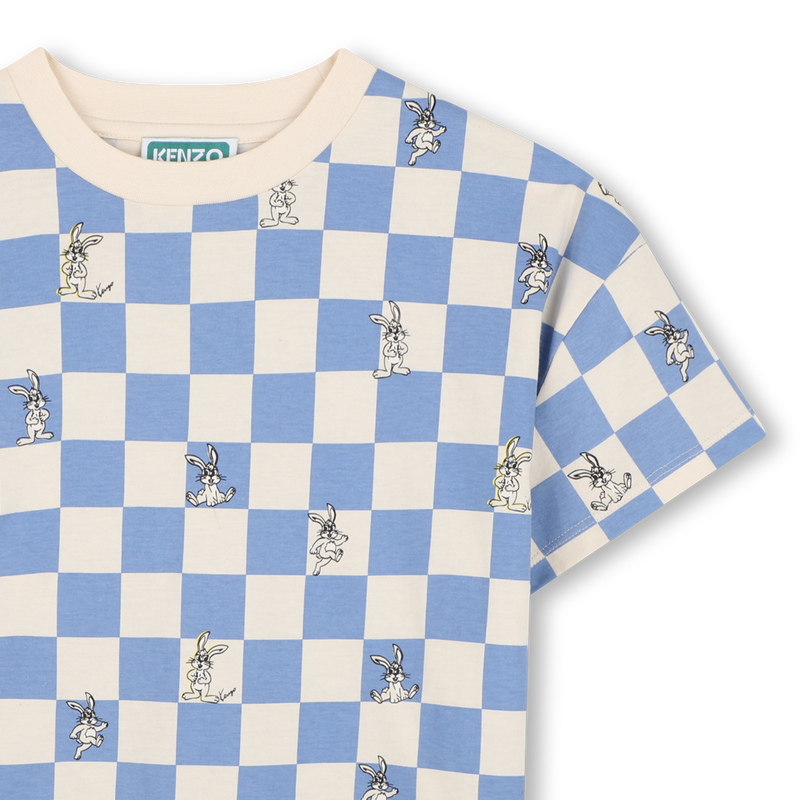 T-Shirt mit kurzen &Auml;rmeln KENZO KIDS 
                        BOY