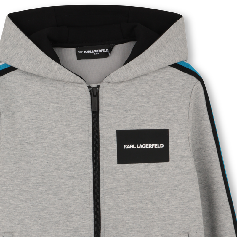 KAPUZENPULLOVER MIT REISSVERSCHLUSS KARL LAGERFELD KIDS 
                        BOY