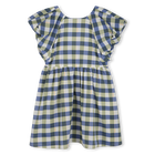 Baumwoll-Kleid mit Karomuster KENZO KIDS 
                    GIRL