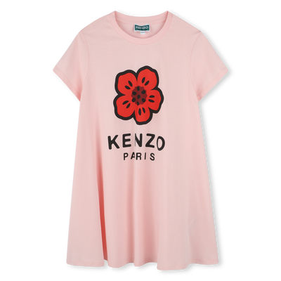 Luftiges Kleid mit Aufdruck KENZO KIDS GIRL