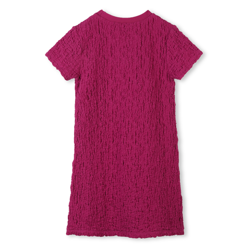 Strukturiertes Kurzarmkleid DKNY 
                        GIRL