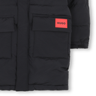 Lange Daunenjacke HUGO 
                    BOY