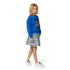 Karierter Rock aus Baumwolle KENZO KIDS 
                    GIRL