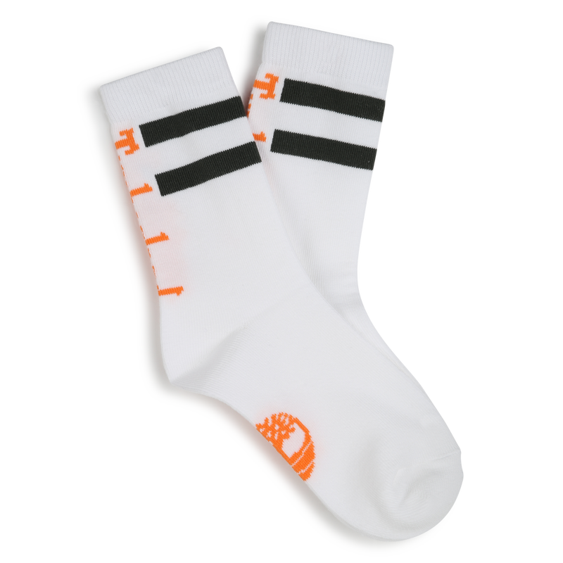 Hohe, bedruckte Socken TIMBERLAND 
                        BOY