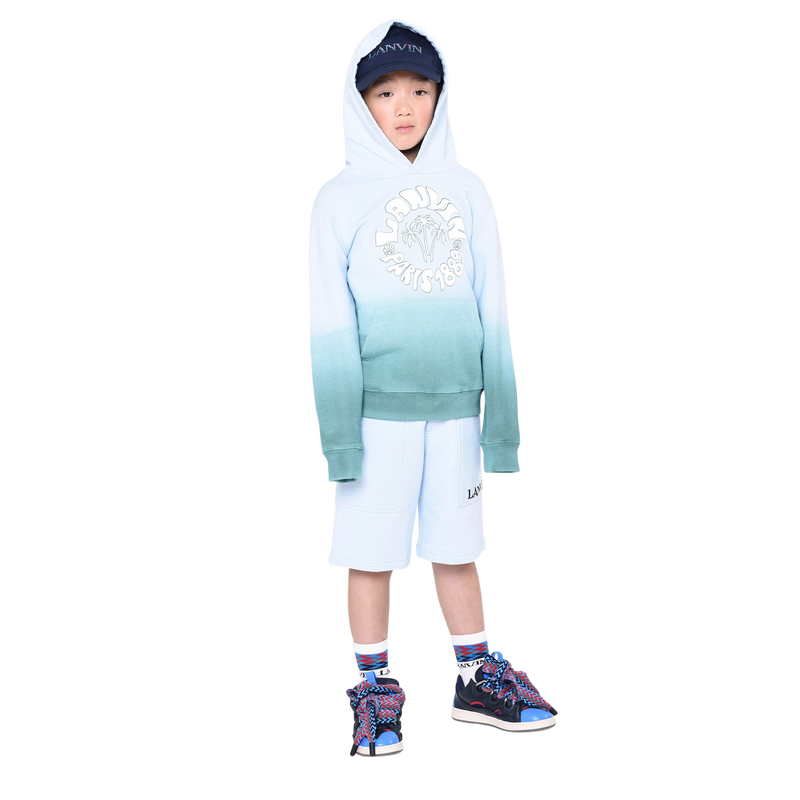 Cotton fleece shorts