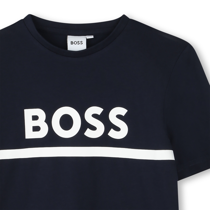 KURZ&Auml;RMELIGES T-SHIRT BOSS 
                        BOY