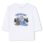 Lang&auml;rmeliges T-Shirt aus Jersey TIMBERLAND 
                    BOY