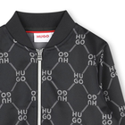 Sweatjacke mit Logo-Print HUGO 
                    GIRL