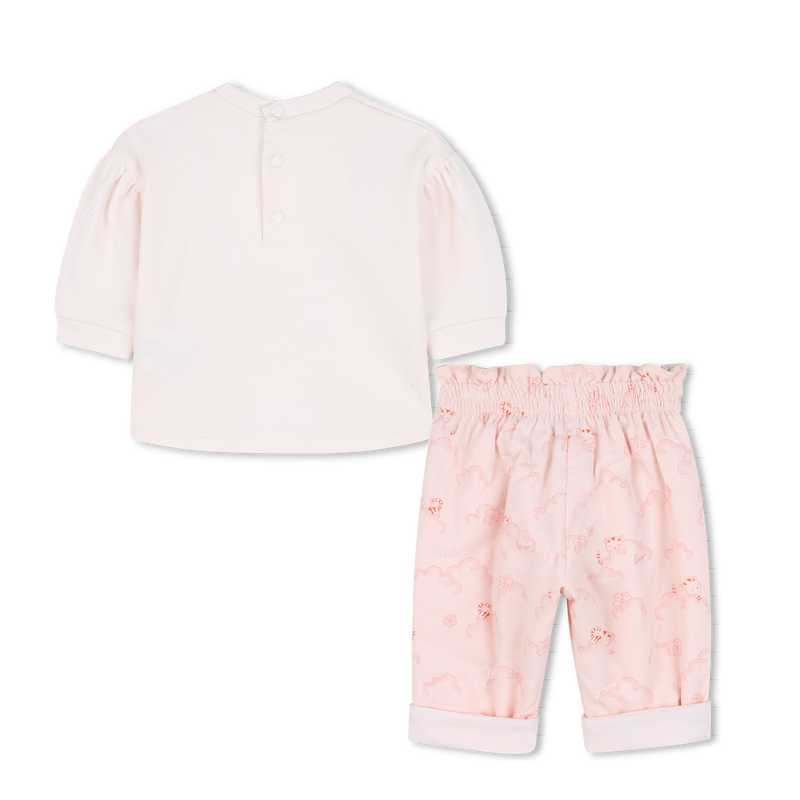 Set aus T-Shirt + Hose KENZO KIDS 
                        GIRL
