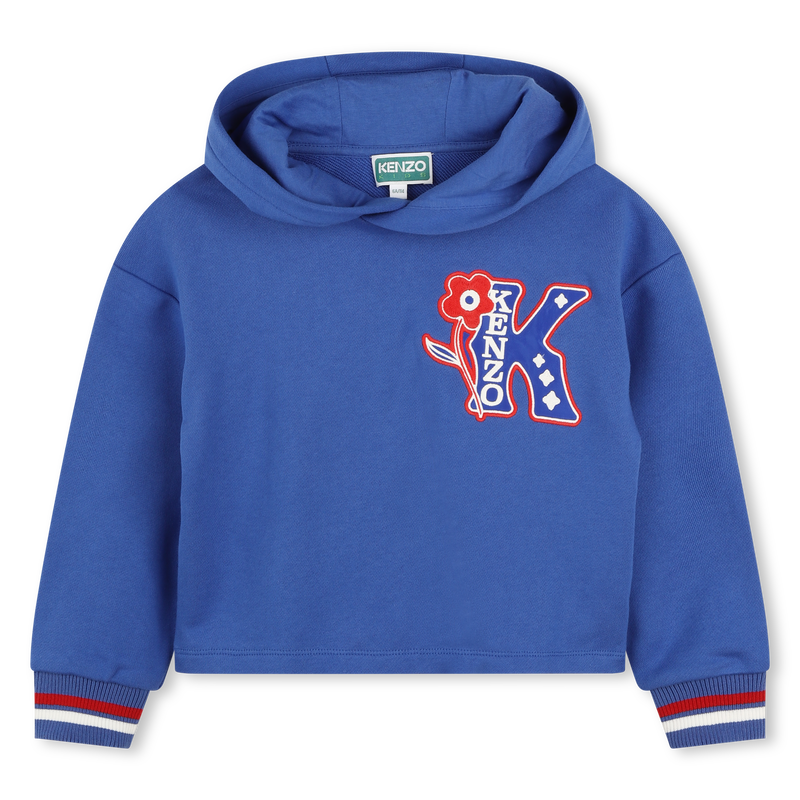 Besticktes Kapuzen-Sweatshirt KENZO KIDS 
                        GIRL