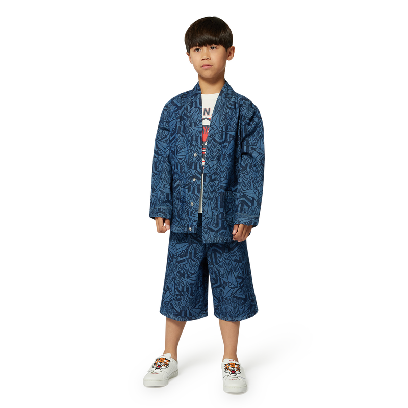 Jeans-Bermudas mit Druck KENZO KIDS 
                        BOY