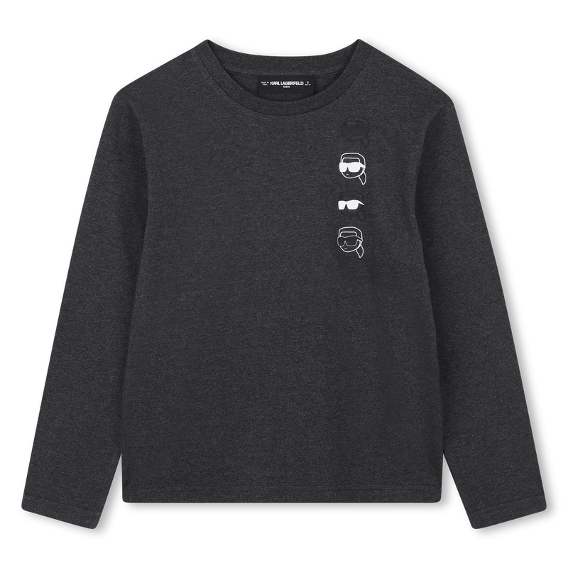 Langarm-T-Shirt KARL LAGERFELD KIDS 
                        BOY