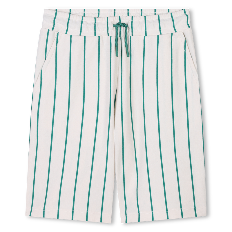 Gestreifte Baumwoll-Bermudas KENZO KIDS 
                        BOY