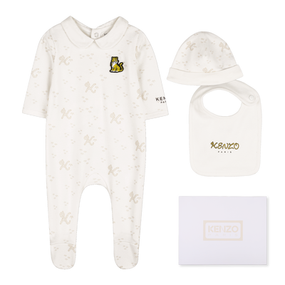 Pyjama-Set mit M&uuml;tze und L&auml;tzchen KENZO KIDS UNISEX