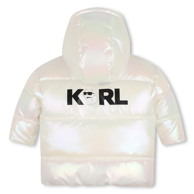 Steppjacke mit Kapuze KARL LAGERFELD KIDS GIRL