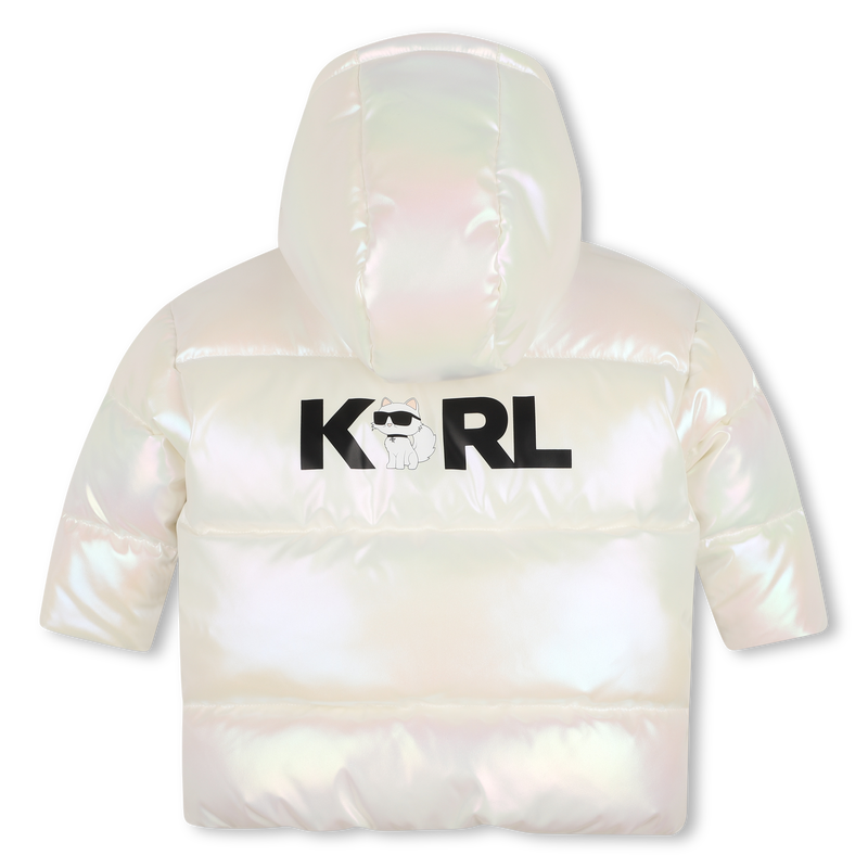 Steppjacke mit Kapuze KARL LAGERFELD KIDS 
                        GIRL