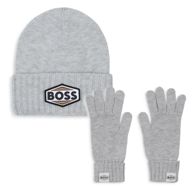 M&uuml;tze und Handschuhe Set BOSS JUNGE