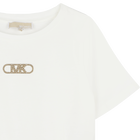 Kurz&auml;rmliges Baumwoll-T-Shirt MICHAEL KORS 
                    GIRL