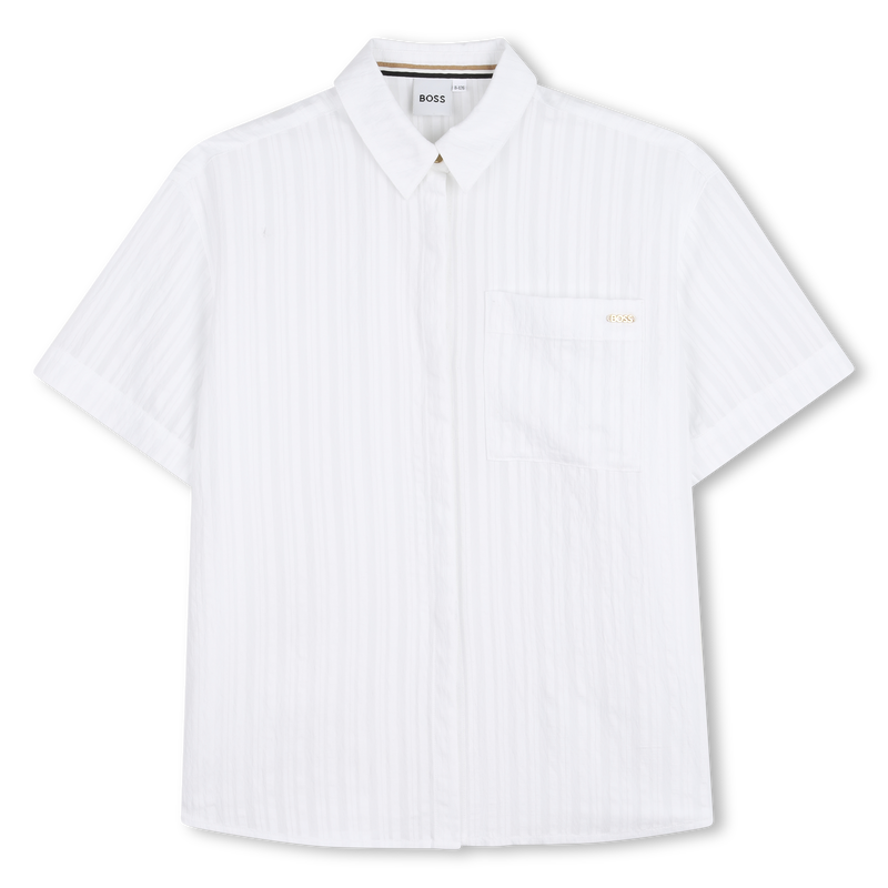 LEICHTES HEMD AUS GEPR&Auml;GTEM STOFF BOSS 
                        GIRL