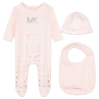 Strampler, M&uuml;tze und L&auml;tzchen MICHAEL KORS 
                    GIRL