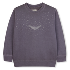 Langes Sweatshirt mit kontrastierender Illustratio ZADIG VOLTAIRE 
                    GIRL