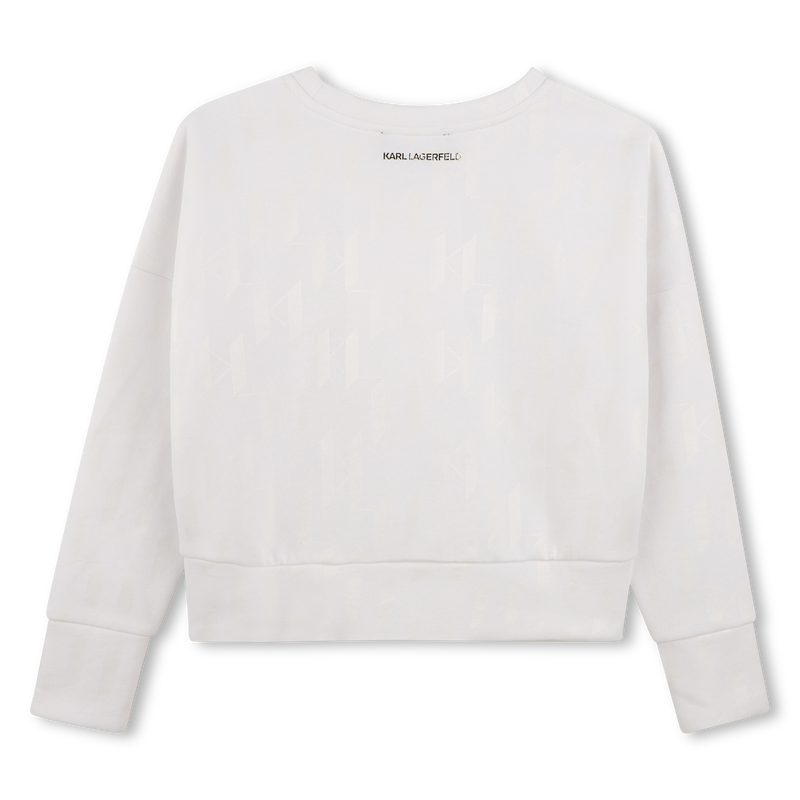 Langarm-Sweatshirt KARL LAGERFELD KIDS 
                        M&Auml;DCHEN