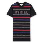 Baumwollkleid mit Strass SONIA RYKIEL 
                    GIRL