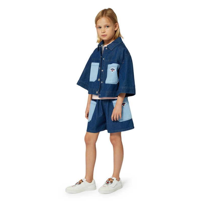 Jeansshorts mit Taschen KENZO KIDS 
                        GIRL