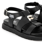 Leder-Sandalen mit Schnalle KARL LAGERFELD KIDS 
                    GIRL