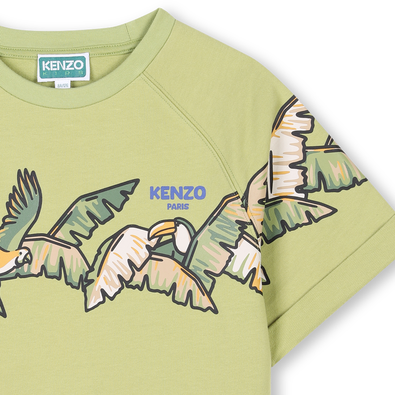 Leichtes T-Shirt aus Molton KENZO KIDS 
                        BOY