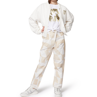 Hose aus Baumwolle und Leinen DKNY GIRL