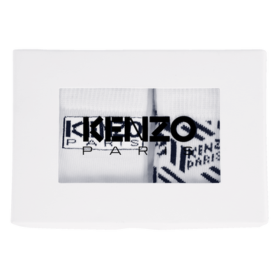 Set mit 2 Paar gestrickten Socken KENZO KIDS UNISEX