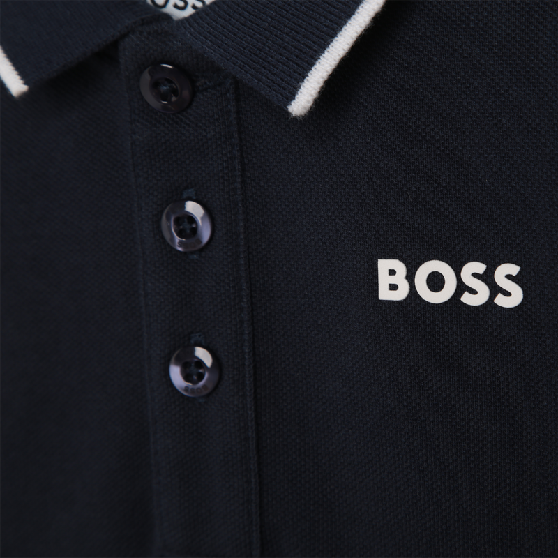 KURZ&Auml;RMELIGES POLOSHIRT BOSS 
                        BOY