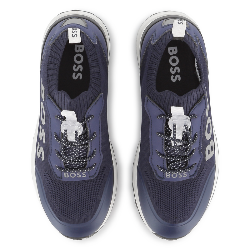 Sneaker mit elastischen Schnürsenkeln BOSS 
                        BOY