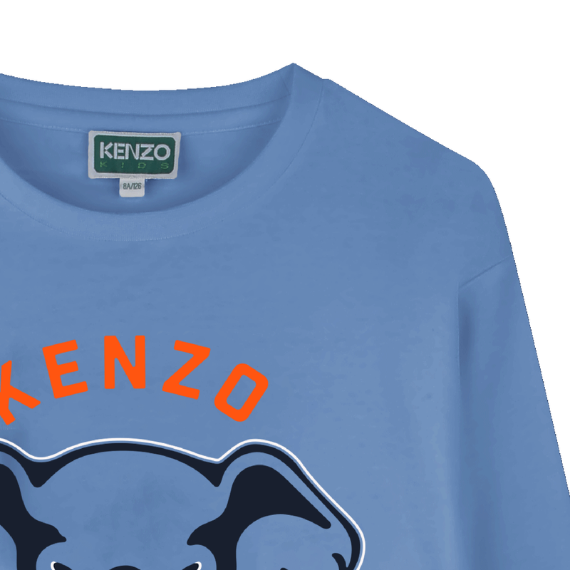 Lang&auml;rmeliges T-Shirt KENZO KIDS 
                        UNISEX