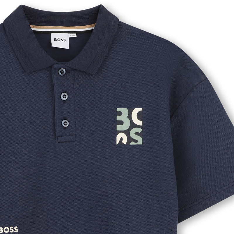 KURZ&Auml;RMELIGES POLOSHIRT BOSS 
                        BOY