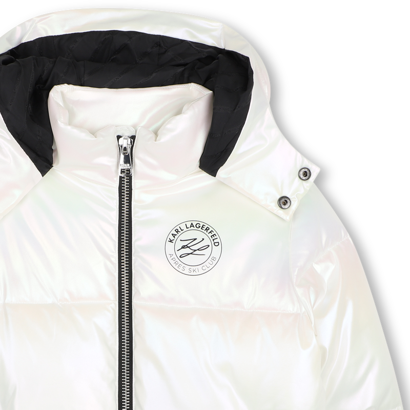 Steppjacke mit Kapuze KARL LAGERFELD KIDS 
                        GIRL