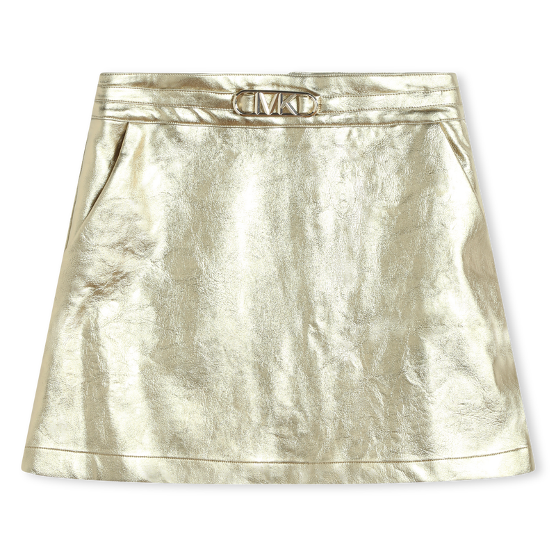 Kurzer Rock mit Knitter-Effekt MICHAEL KORS 
                        GIRL