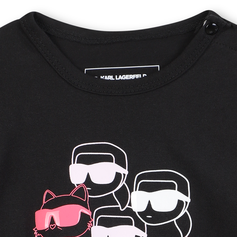 Langarm-T-Shirt KARL LAGERFELD KIDS 
                        GIRL