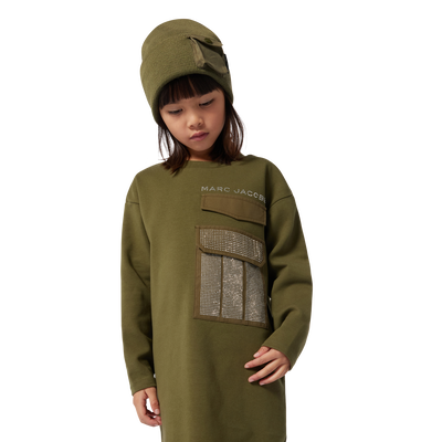 Langarm-Kleid aus Baumwolle MARC JACOBS GIRL