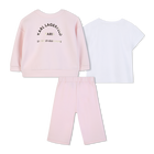 Jogger-set KARL LAGERFELD KIDS 
                    M&Auml;DCHEN