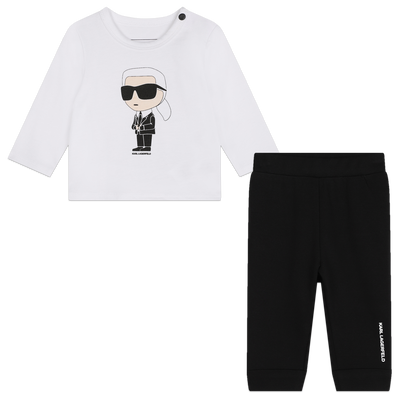 Set aus T-Shirt und Leggings KARL LAGERFELD KIDS BOY