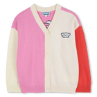 Strickjacke mit v-ausschnitt KENZO KIDS 
                    GIRL
