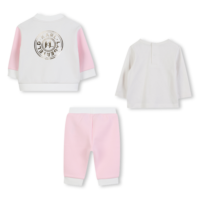 3-teiliges Jogging-Set KARL LAGERFELD KIDS 
                        GIRL
