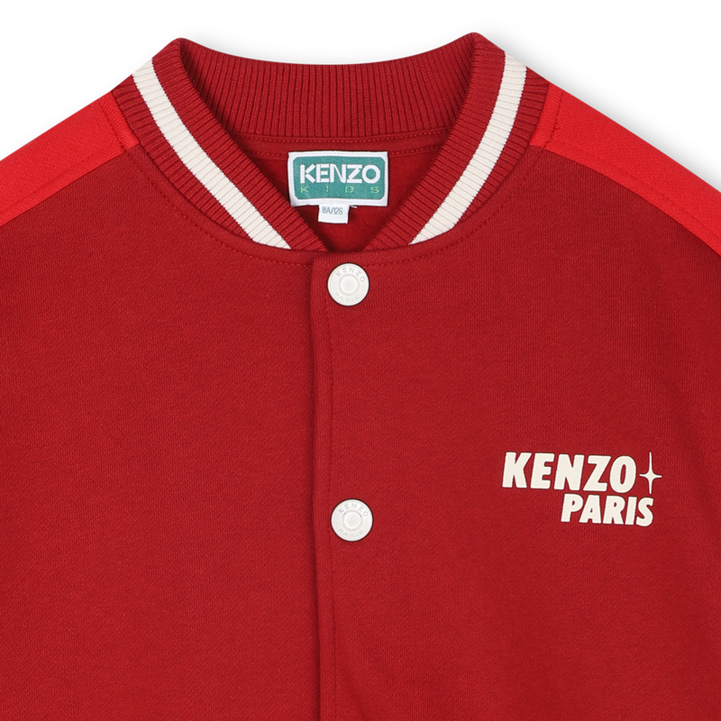 Strickjacke mit Druckknopfverschluss KENZO KIDS 
                        BOY