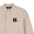 Kapuzenpullover mit reissverschluss KARL LAGERFELD KIDS 
                    BOY